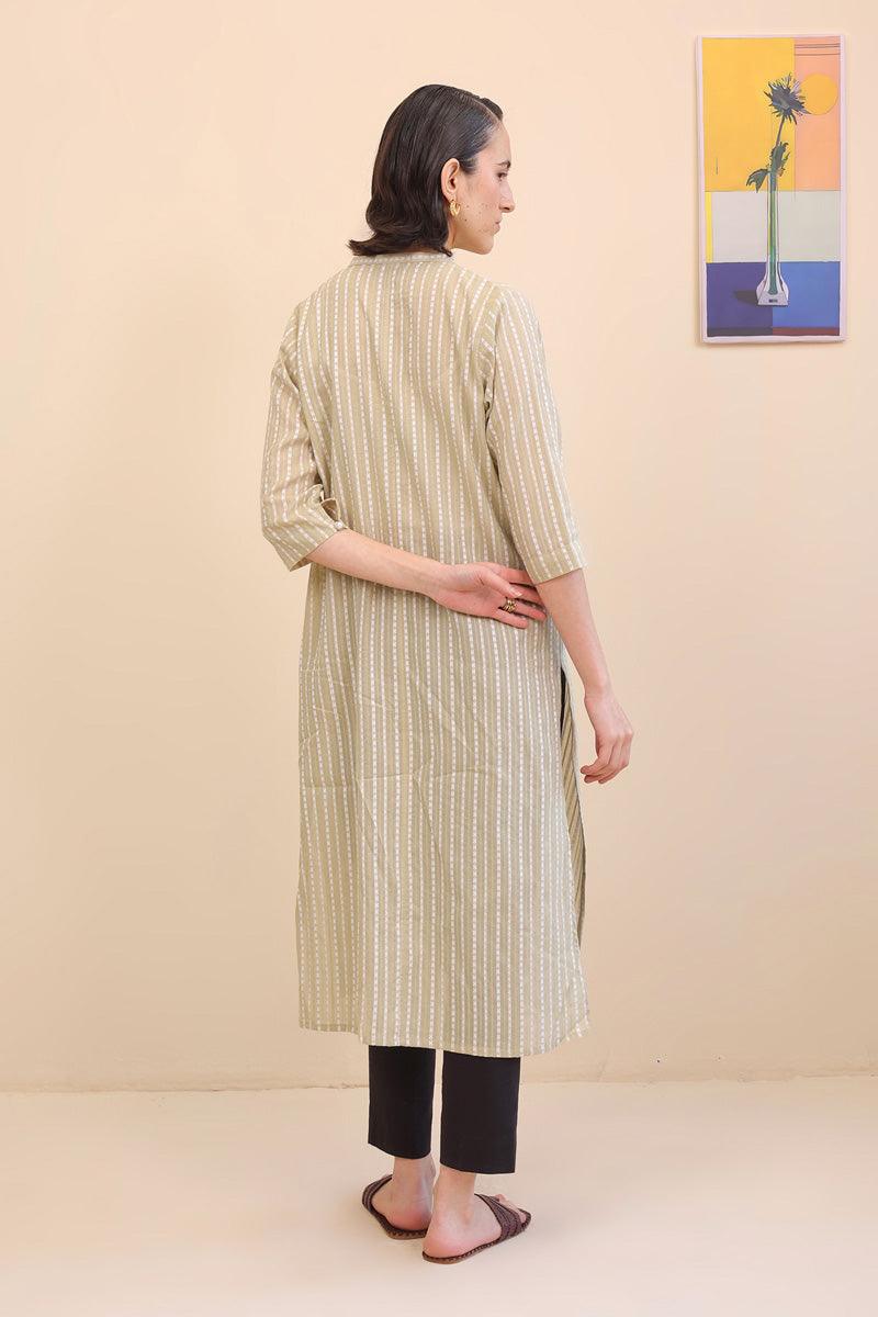 Generation - Katan Kahani Tunic - Green - Jacquard - 1 Piece