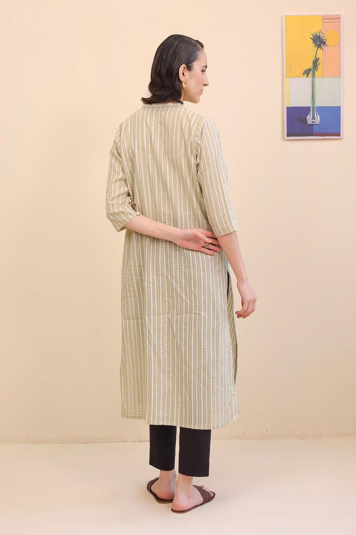 Generation - Katan Kahani Tunic - Green - Jacquard - 1 Piece