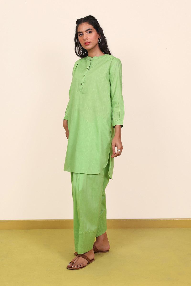 Generation - Mocktail Plain Set - Green - Lawn - 2 Piece