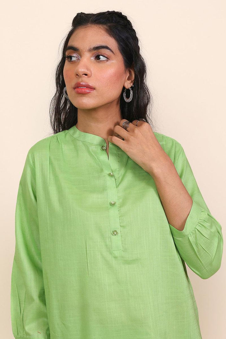 Generation - Mocktail Plain Set - Green - Lawn - 2 Piece