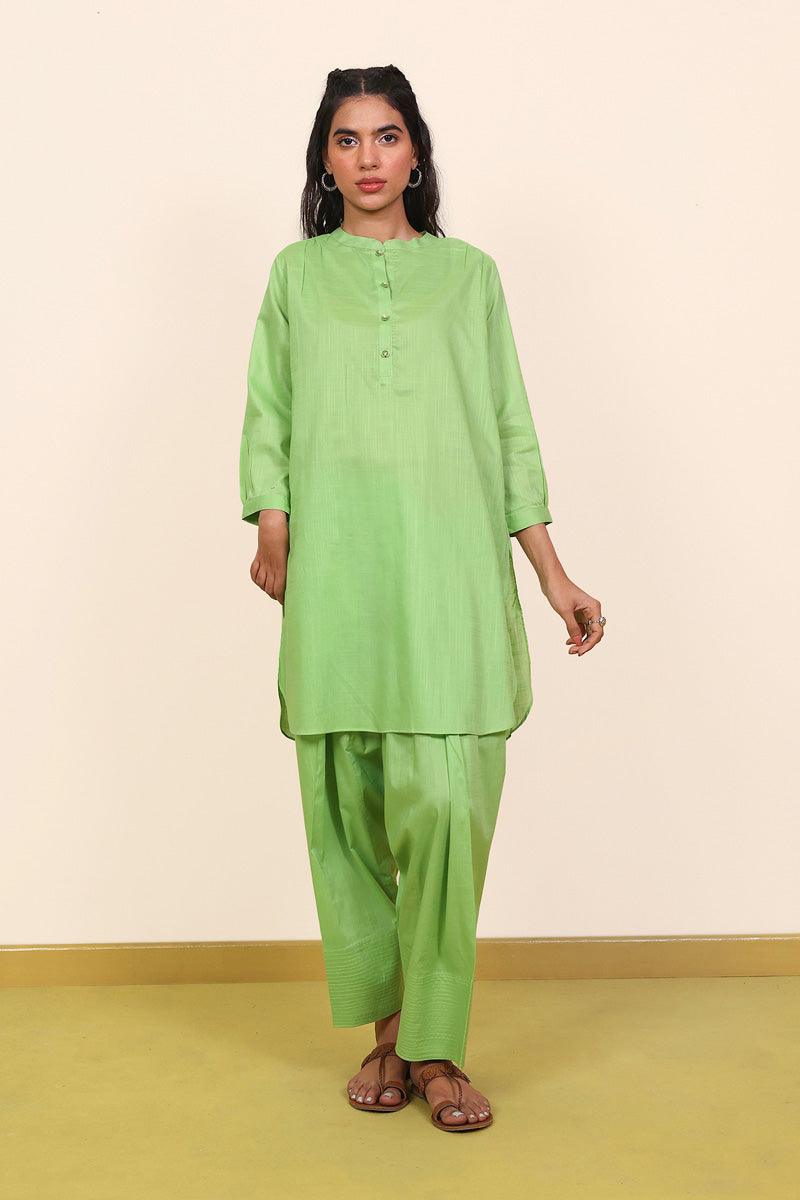 Generation - Mocktail Plain Set - Green - Lawn - 2 Piece