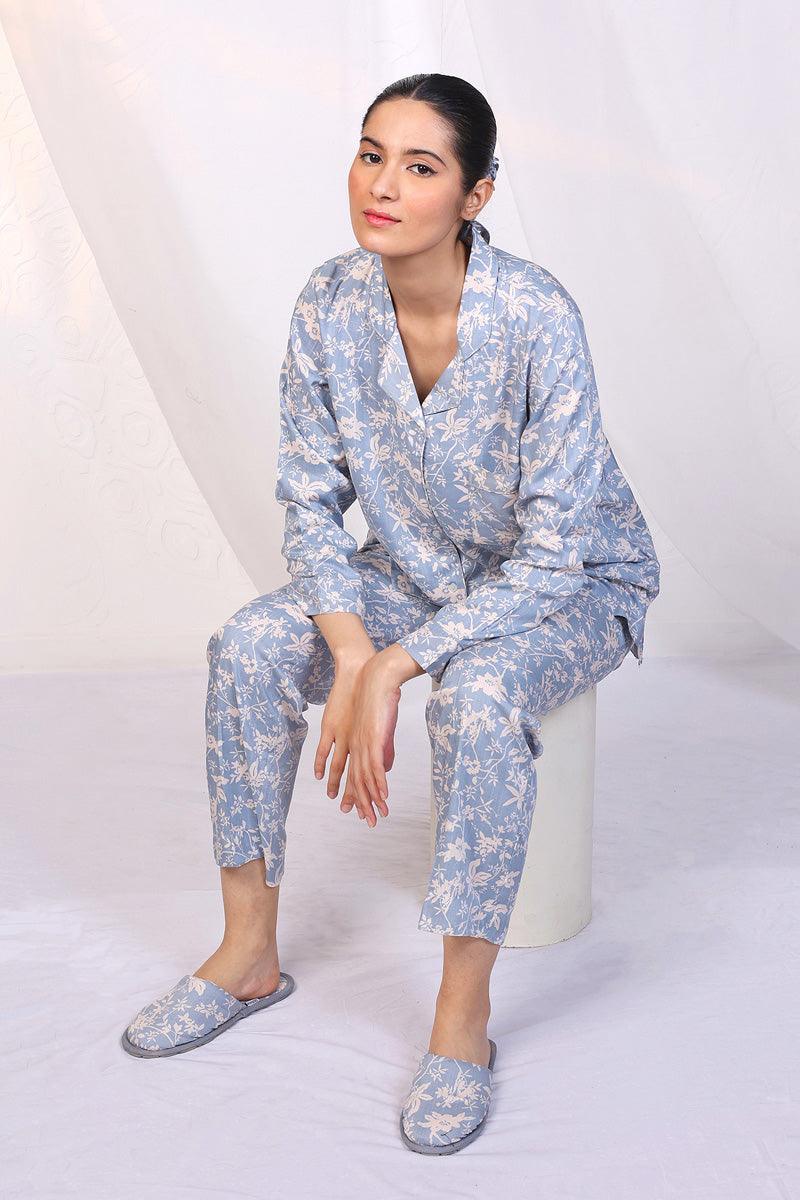 Generation - Loungewear Pyjamas Set - Blue - Viscose - 2 Piece