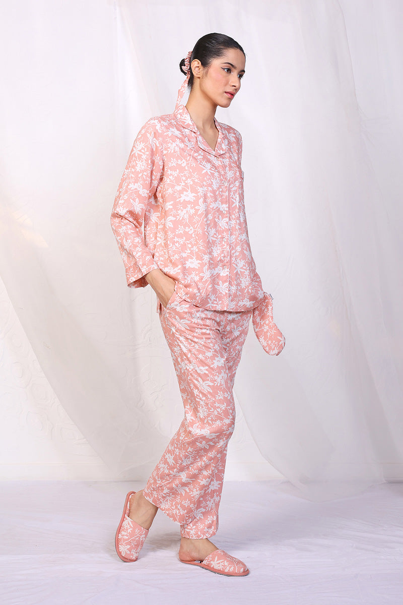 Generation - Loungewear Pyjamas Set - Peach - Viscose - 2 Piece