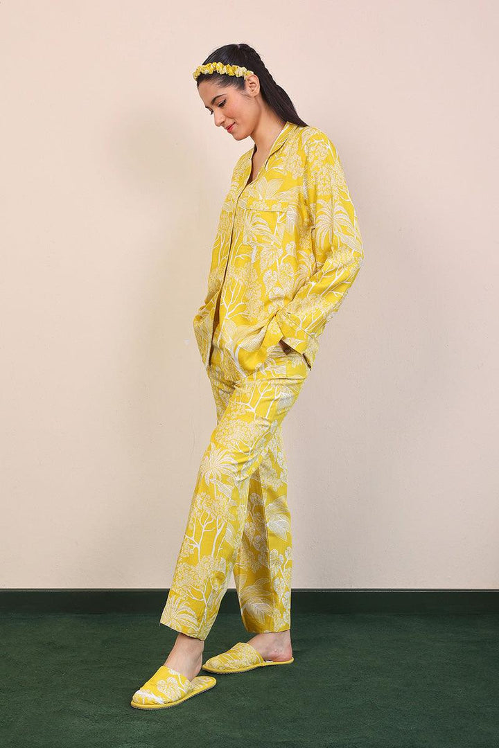 Generation - Loungewear Pyjamas Set - Yellow - Viscose - 2 Piece