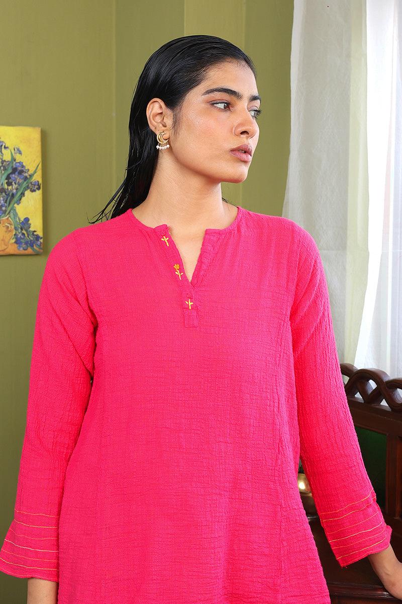 Generation - Whisper - Crinkled Lawn - Pink - 1 Piece