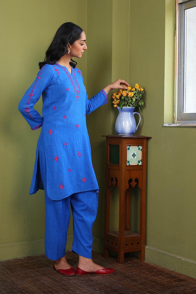 Generation - Whisper Embroidered 2-Piece - Blue - Lawn