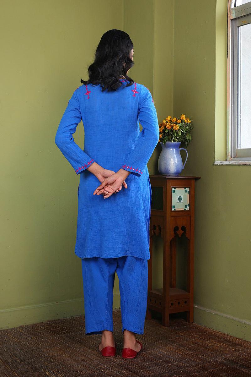Generation - Whisper Embroidered 2-Piece - Blue - Lawn