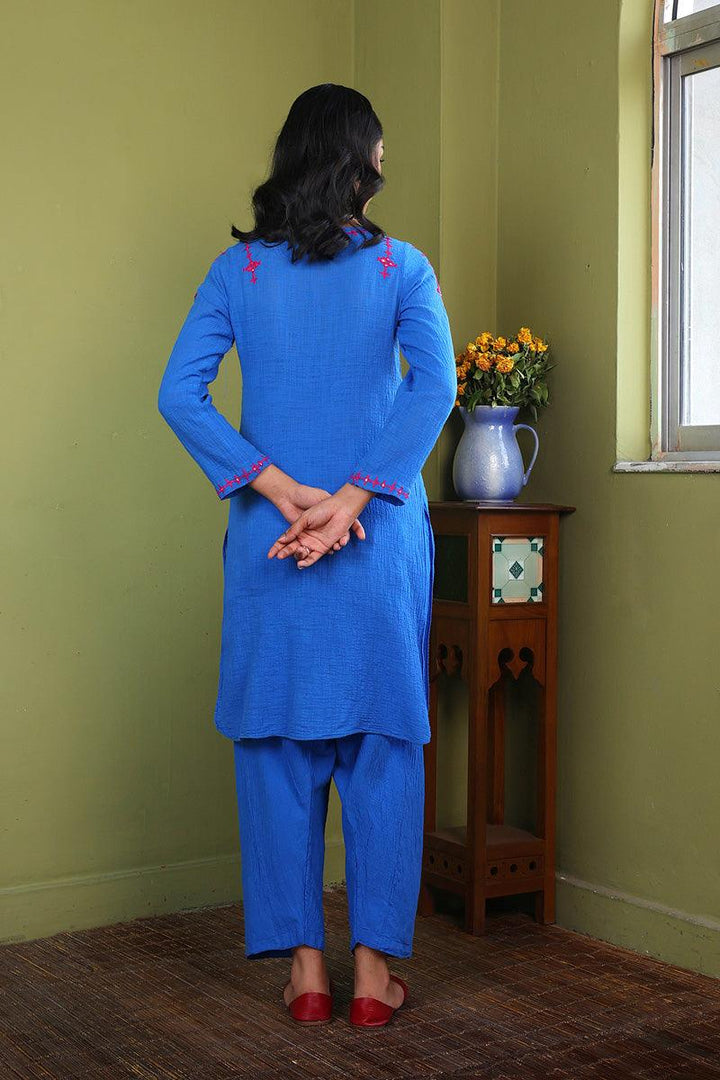Generation - Whisper Embroidered 2-Piece - Blue - Lawn