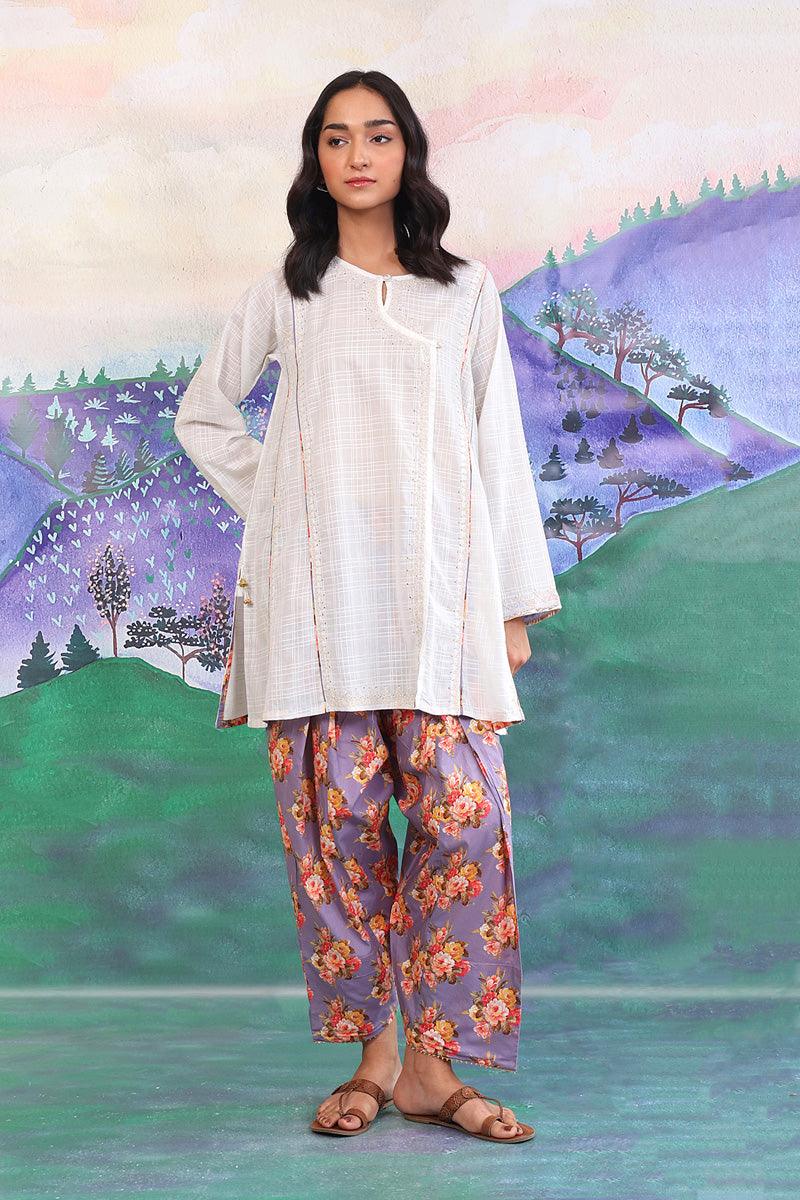 Generation - Virsa 2-Piece Set - White - Lawn