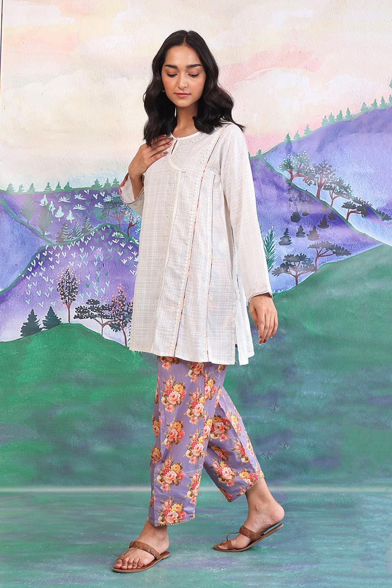 Generation - Virsa 2-Piece Set - White - Lawn
