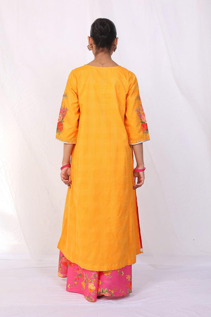 Generation - 2-Piece Virsa Suit - Orange - Lawn