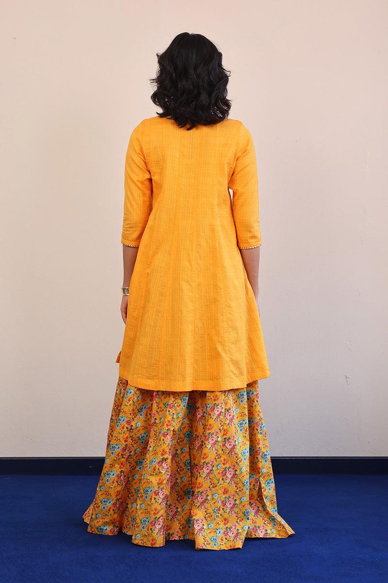 Generation - Virsa Applique Set - Mustard - Lawn - 2 Piece