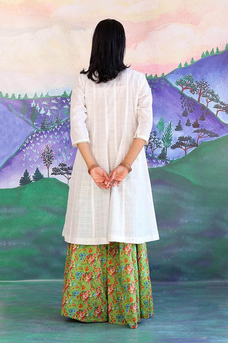 Generation - Virsa Applique Set - White - Lawn - 2 Piece