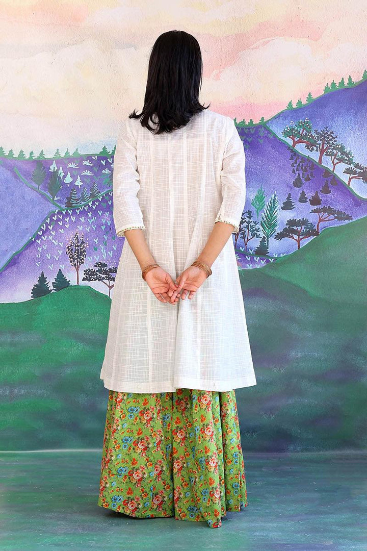 Generation - Virsa Applique Set - White - Lawn - 2 Piece