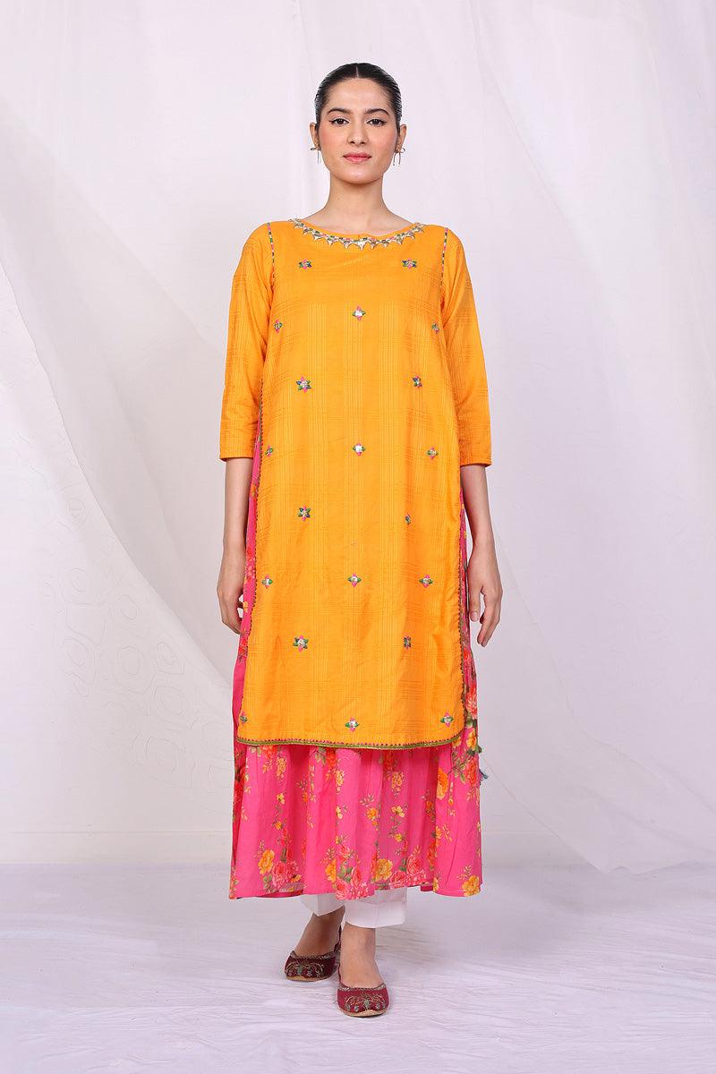 Generation - Virsa Tiered Kurta - Red - Lawn - 1 Piece
