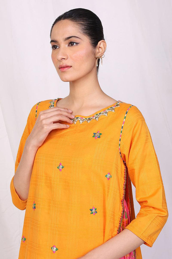 Generation - Virsa Tiered Kurta - Red - Lawn - 1 Piece