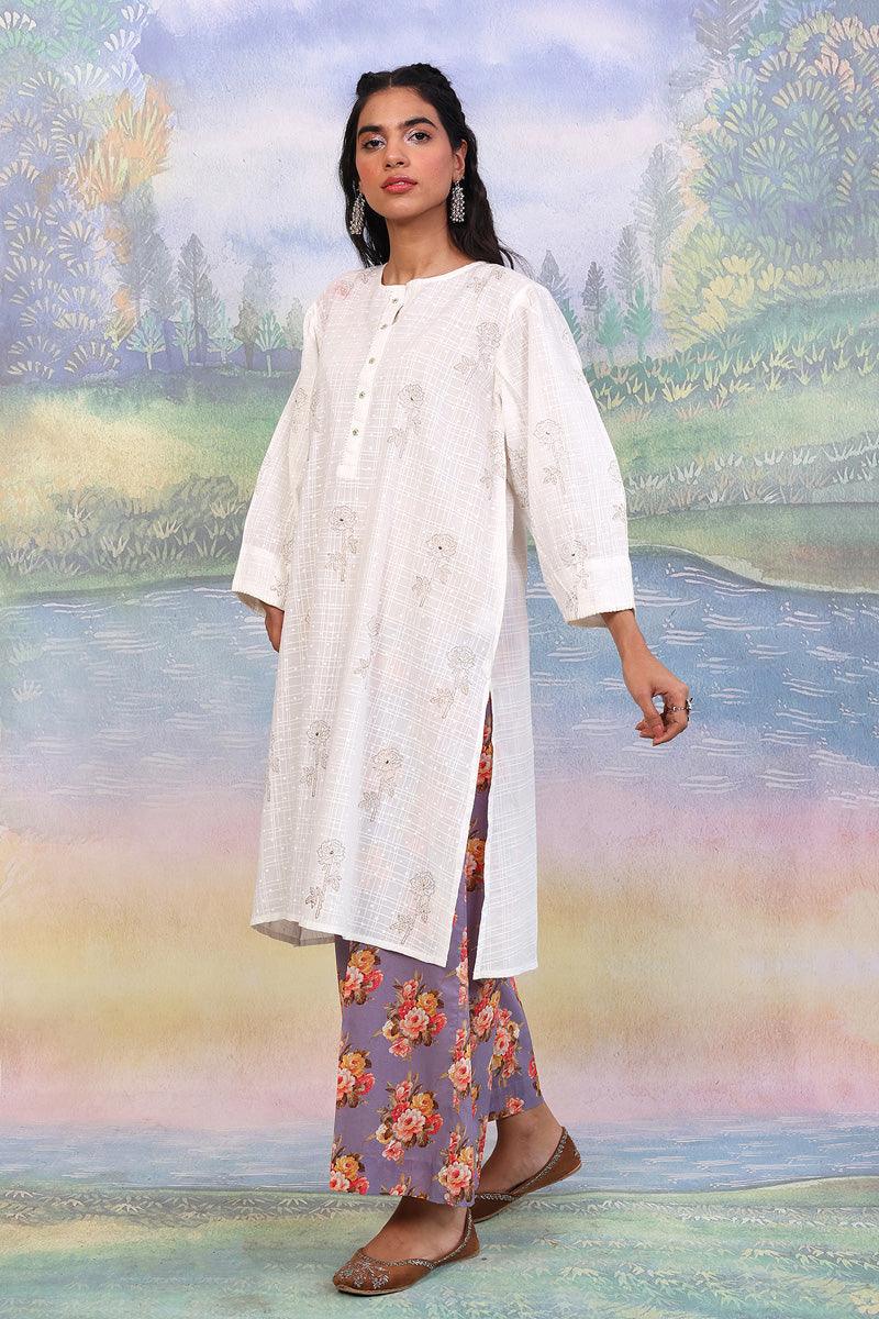 Generation - Virsa 2-Piece Suit - White - Lawn
