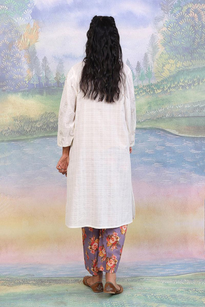 Generation - Virsa 2-Piece Suit - White - Lawn
