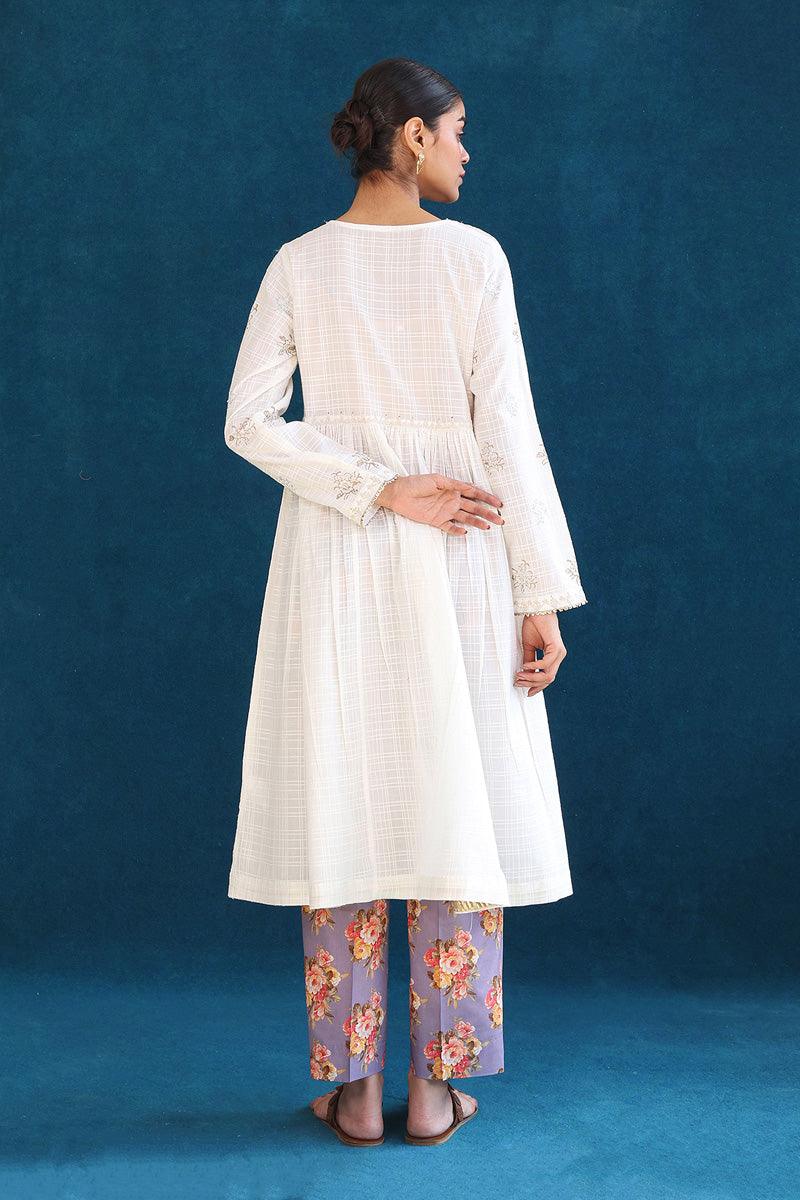 Generation - Virsa Embroidered Set - White - Lawn - 2 Piece