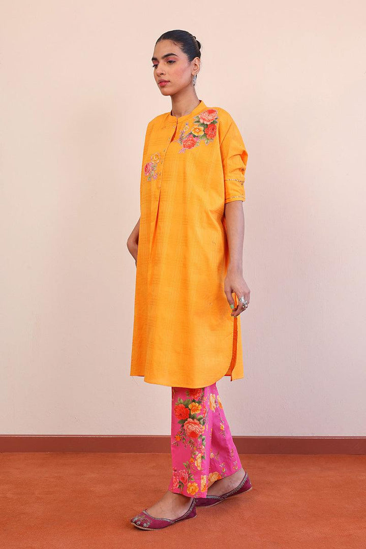 Generation - Virsa Embroidered 2-Piece - Red - Lawn