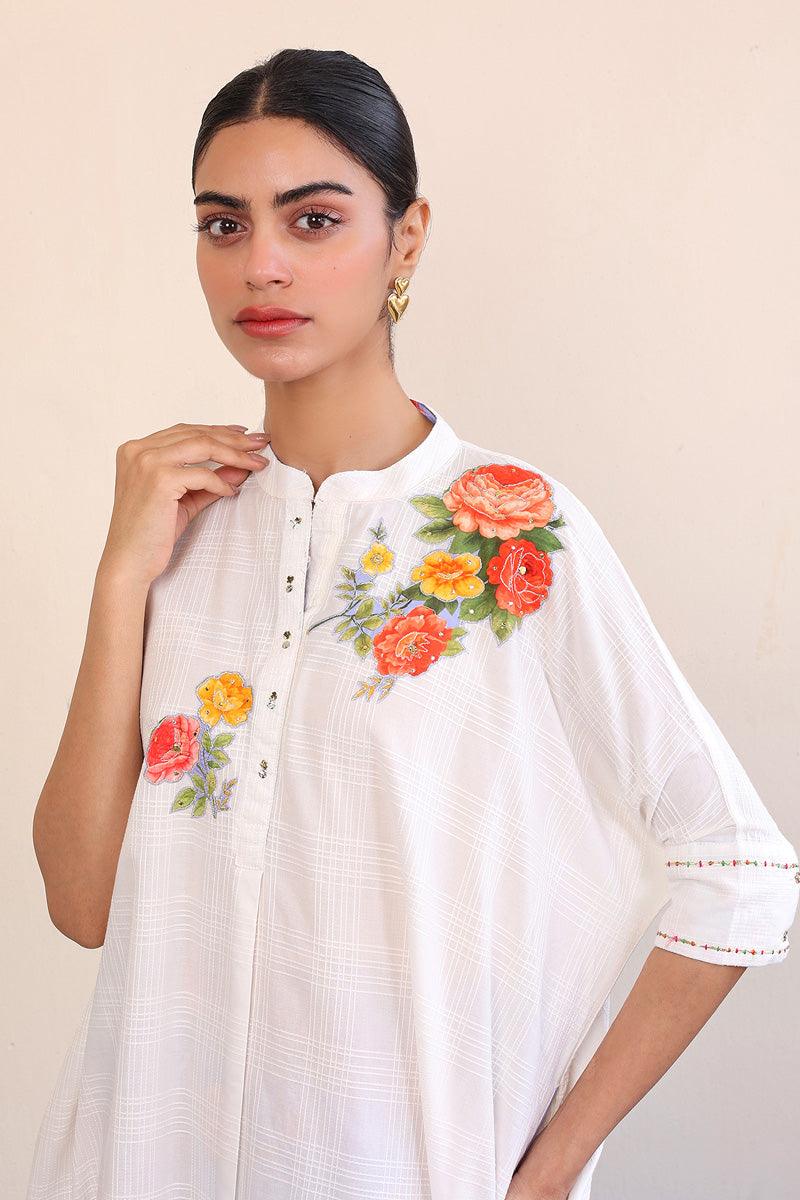 Generation - Virsa Embroidered 2-Piece - White - Lawn