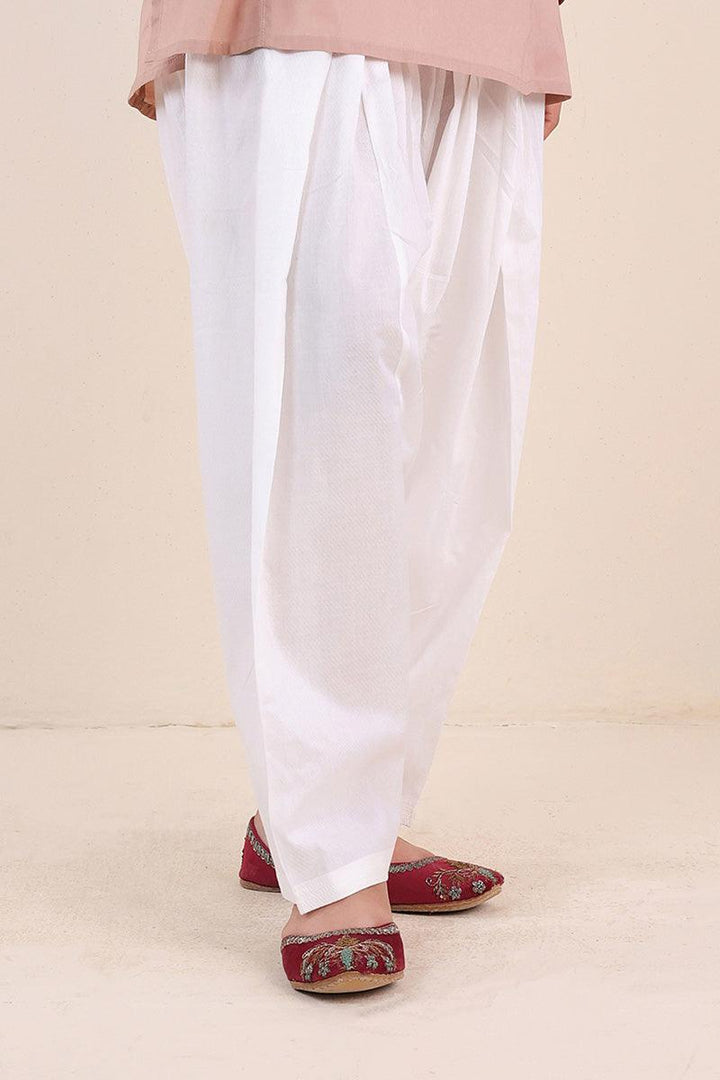 Generation - The Ultimate Shalwar - White - Lawn - 1 Piece