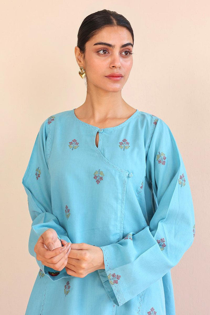 Generation - Feeling Cute Set - Sky Blue - Jacquard - 2 Piece
