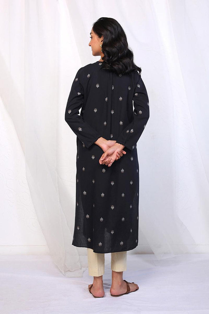 Generation - Feeling Cute Kurta - Black - Lawn - 1 Piece