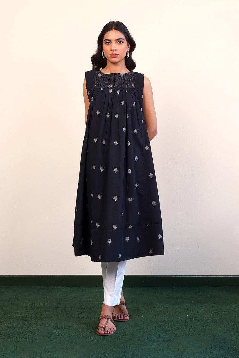 Generation - Feeling Cute Kurti - Black - Lawn - 1 Piece