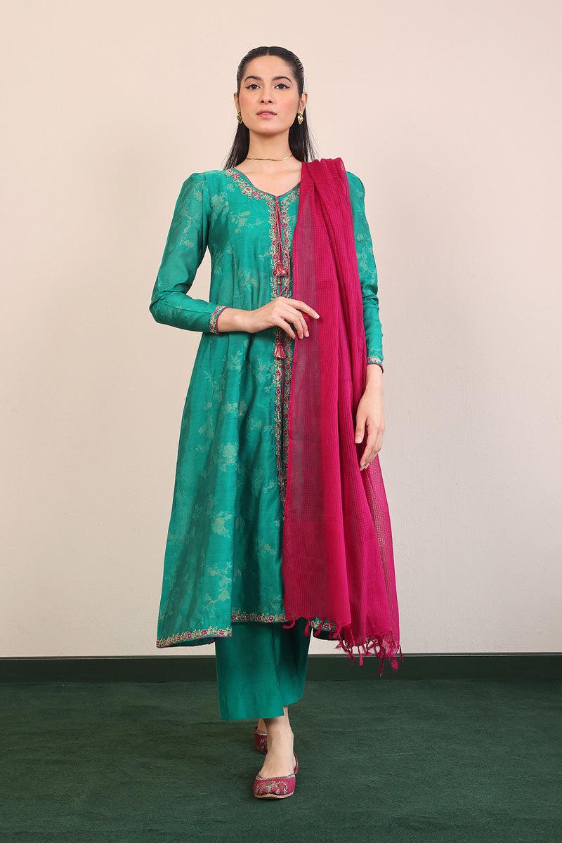 Generation - Plum Dupatta - Plum - Cotton - 1 Piece