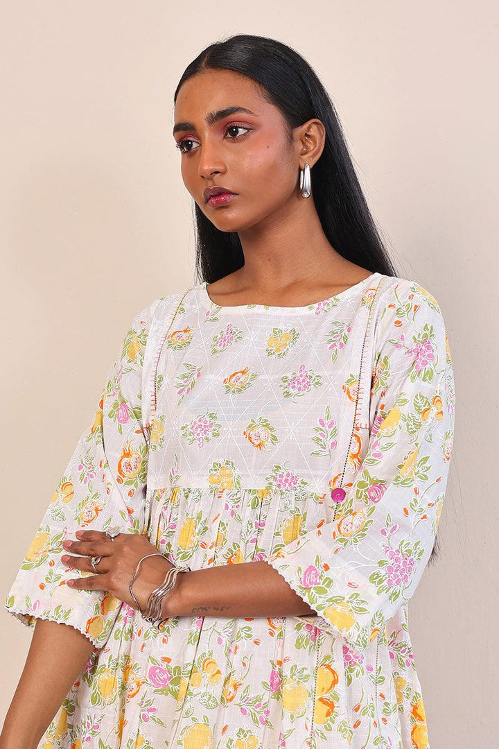 Generation - Tropic Splendour Dress - Off White - Lawn - 1 Piece