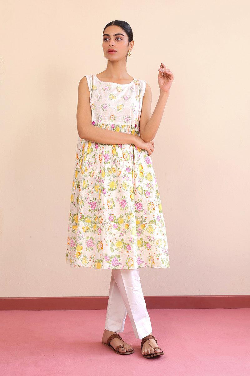 Generation - Tropic Splendour Frock - Off White - Lawn - 1 Piece