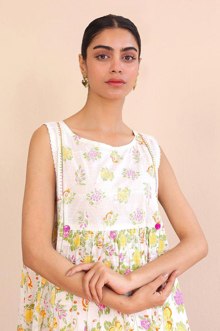 Generation - Tropic Splendour Frock - Off White - Lawn - 1 Piece
