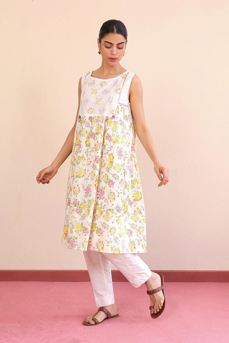 Generation - Tropic Splendour Frock - Off White - Lawn - 1 Piece