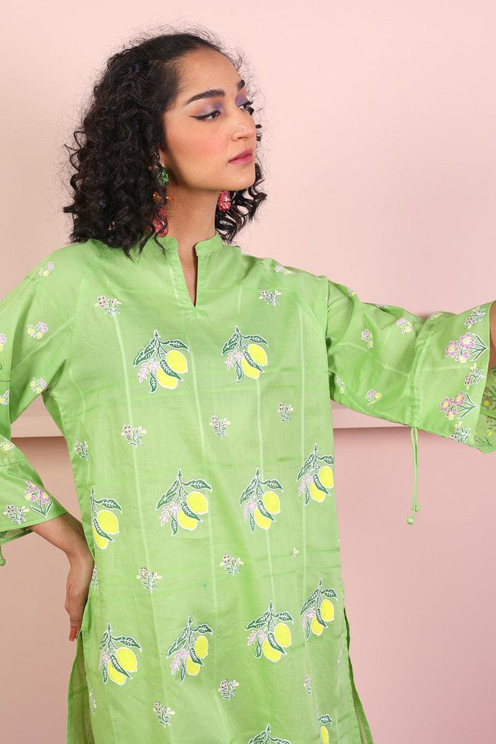 Generation - Tropic Splendour Kurta - Green - Lawn - 1 Piece