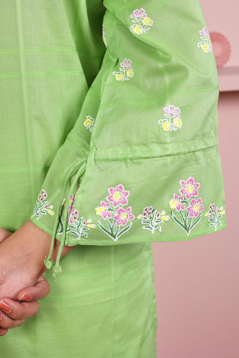 Generation - Tropic Splendour Kurta - Green - Lawn - 1 Piece