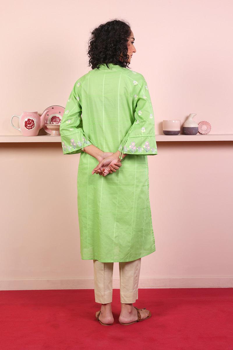 Generation - Tropic Splendour Kurta - Green - Lawn - 1 Piece
