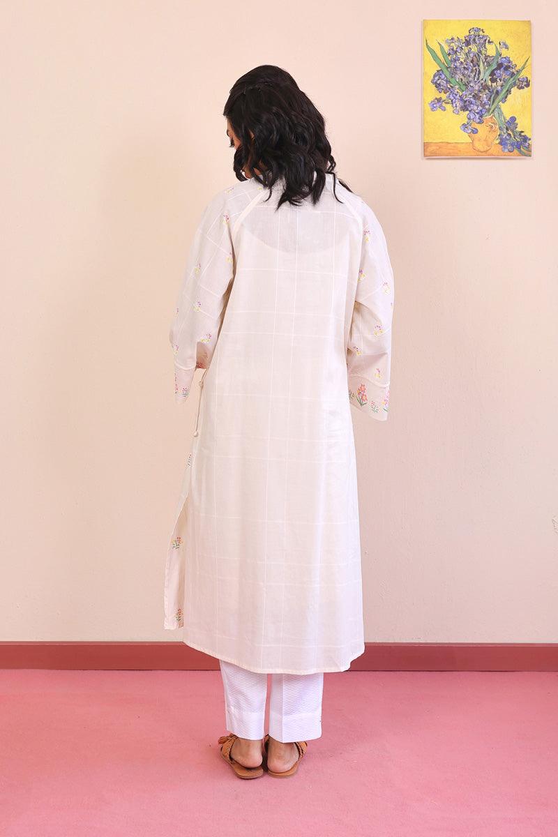 Generation - Tropic Splendour Kurta - Off White - Lawn - 1 Piece