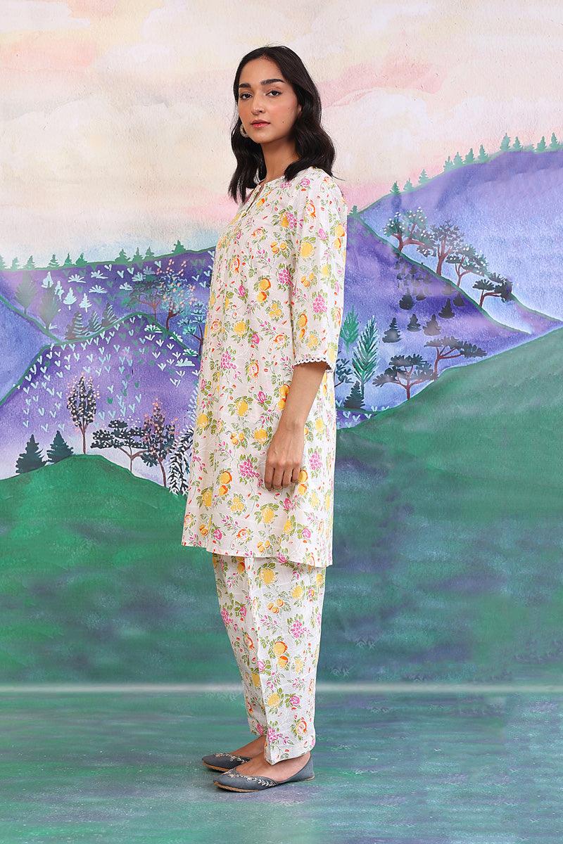 Generation - Tropic Splendour Matching Set - White Yellow - Lawn - 2 Piece