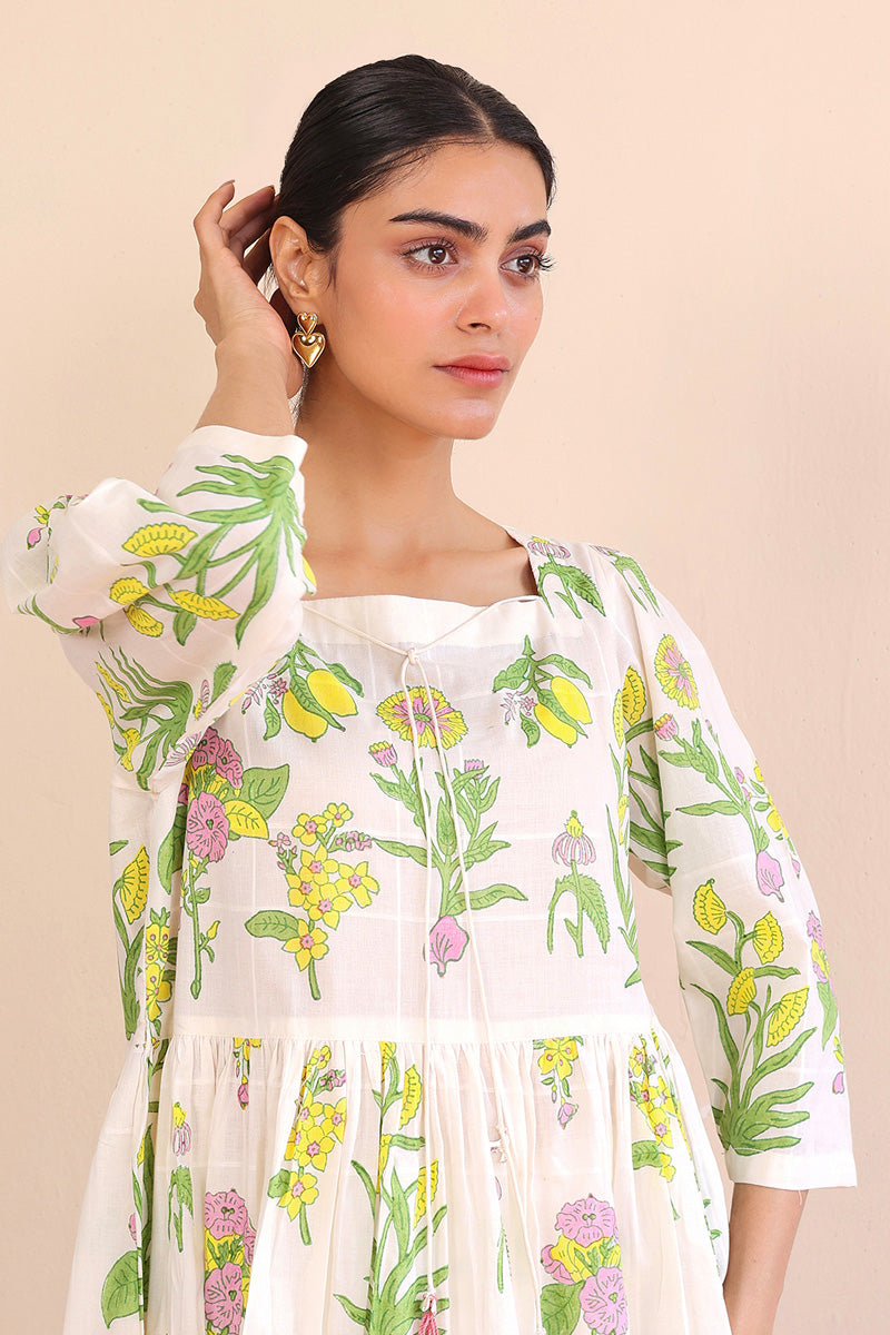 Generation - Tropic Splendour Dress - Off White - Lawn - 1 Piece