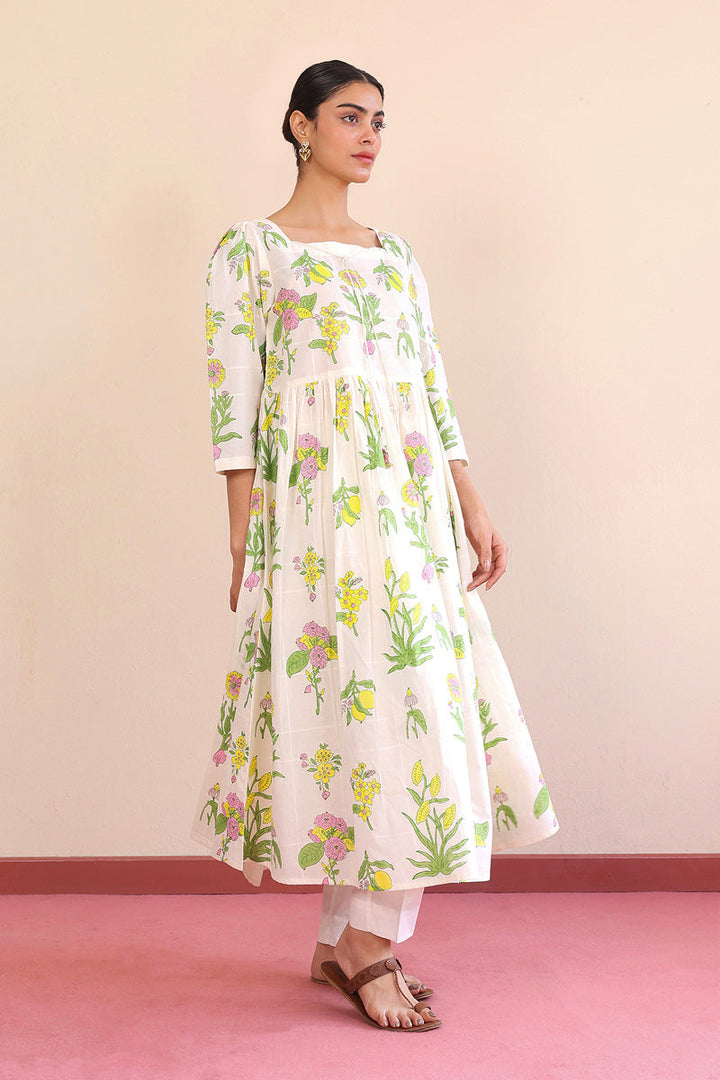Generation - Tropic Splendour Dress - Off White - Lawn - 1 Piece