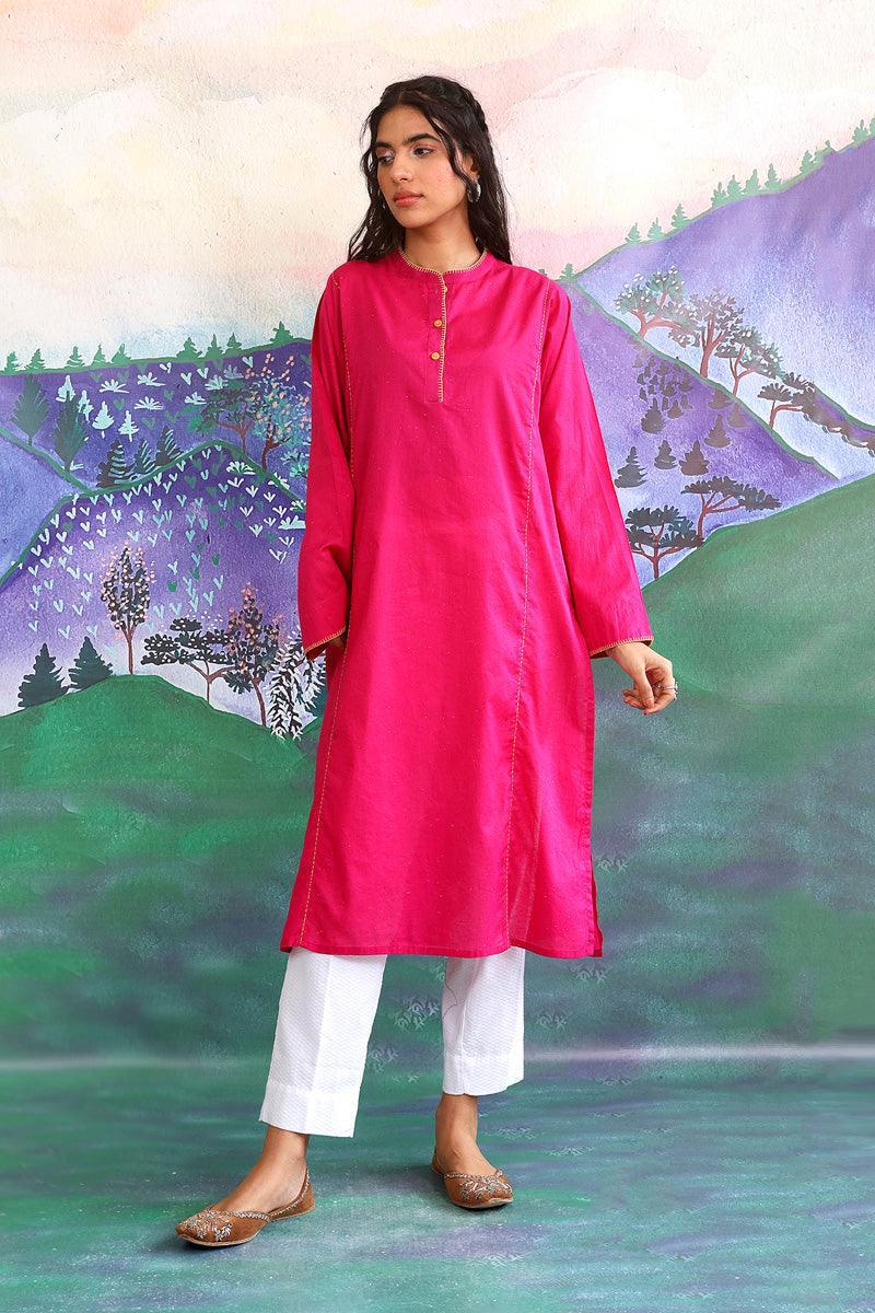 Generation - Punk Kurta - Pink - Lawn - 1 Piece