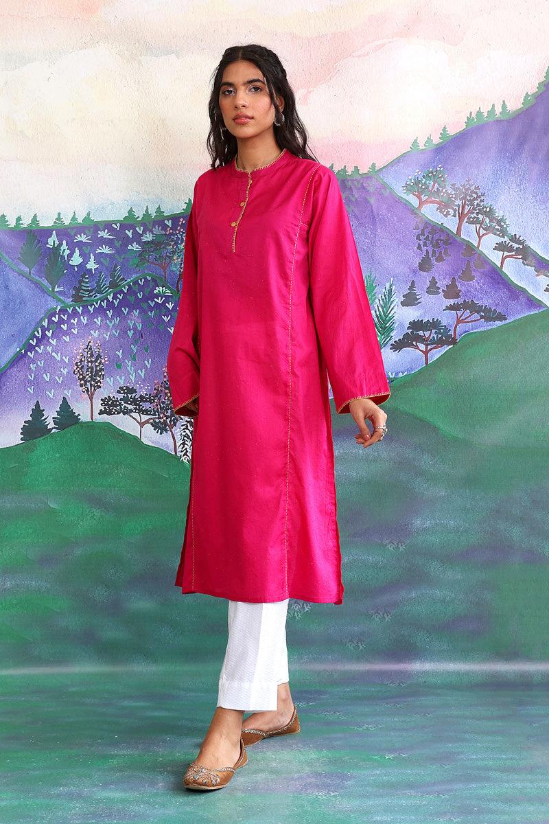 Generation - Punk Kurta - Pink - Lawn - 1 Piece