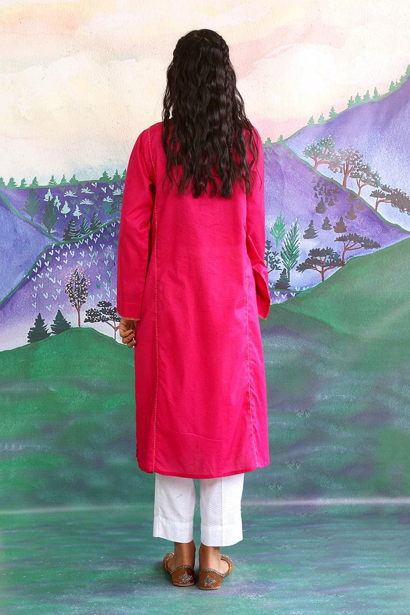 Generation - Punk Kurta - Pink - Lawn - 1 Piece