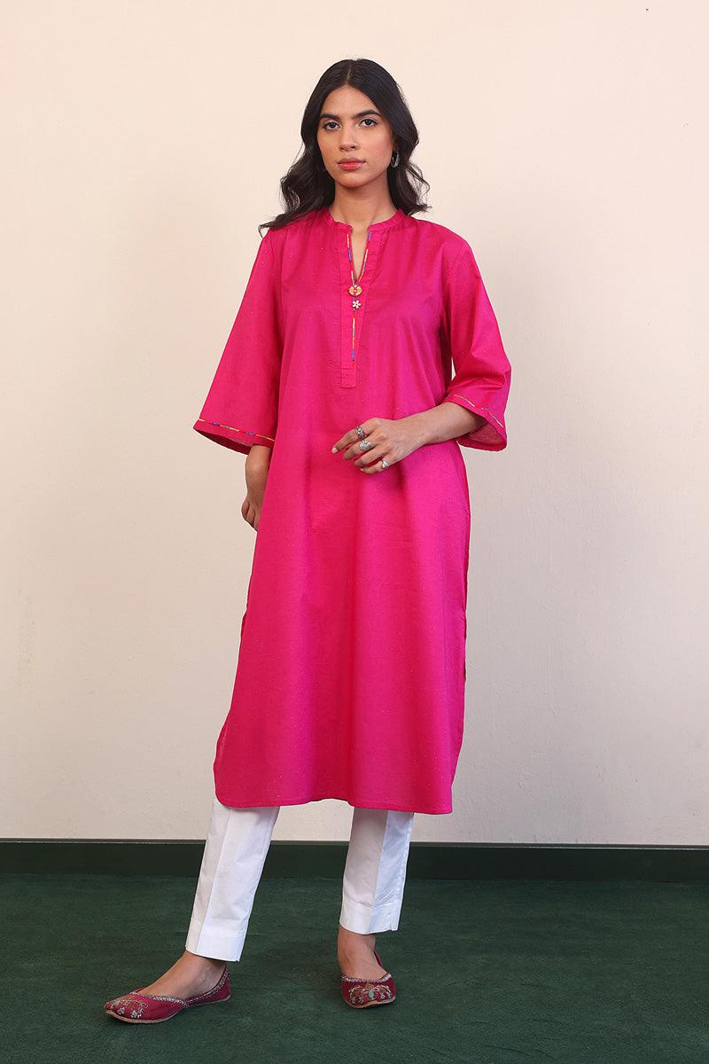 Generation - Punk Kurta - Red - Lawn - 1 Piece