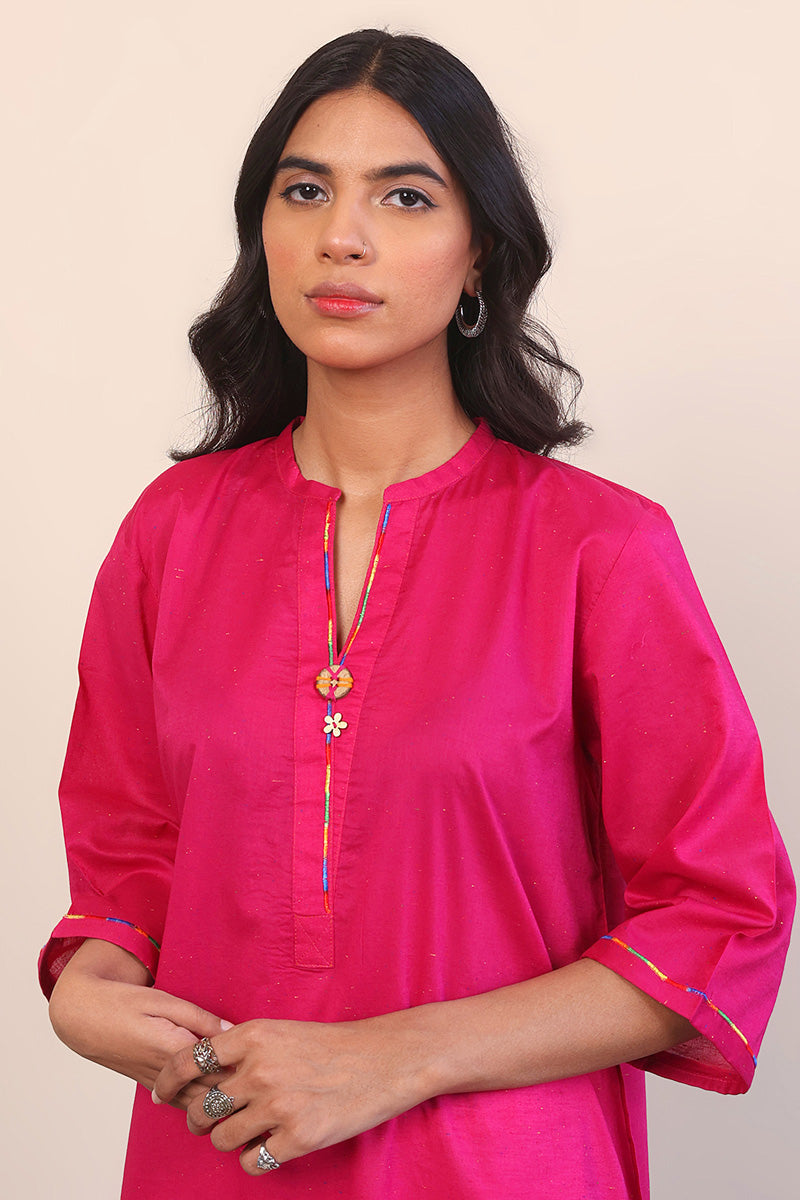 Generation - Punk Kurta - Red - Lawn - 1 Piece