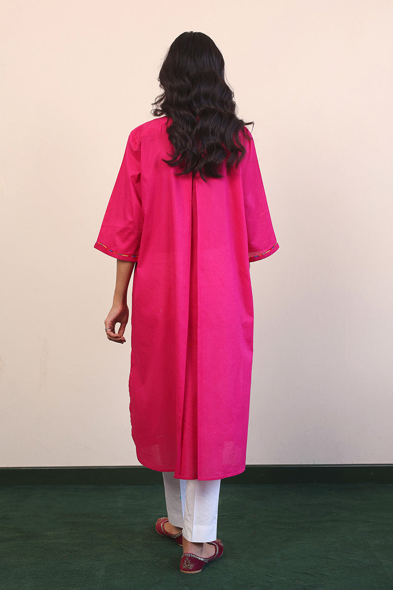 Generation - Punk Kurta - Red - Lawn - 1 Piece
