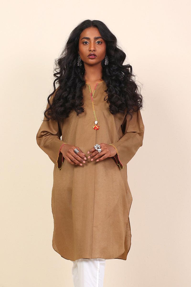 Generation - Punk Tunic - Brown - Lawn - 1 Piece