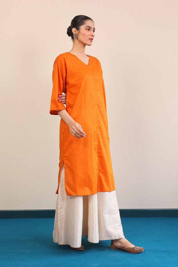 Generation - Punk A-line Shirt - Orange - Lawn - 1 Piece