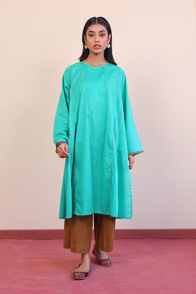 Generation - Punk Kurta - Green - Lawn - 1 Piece